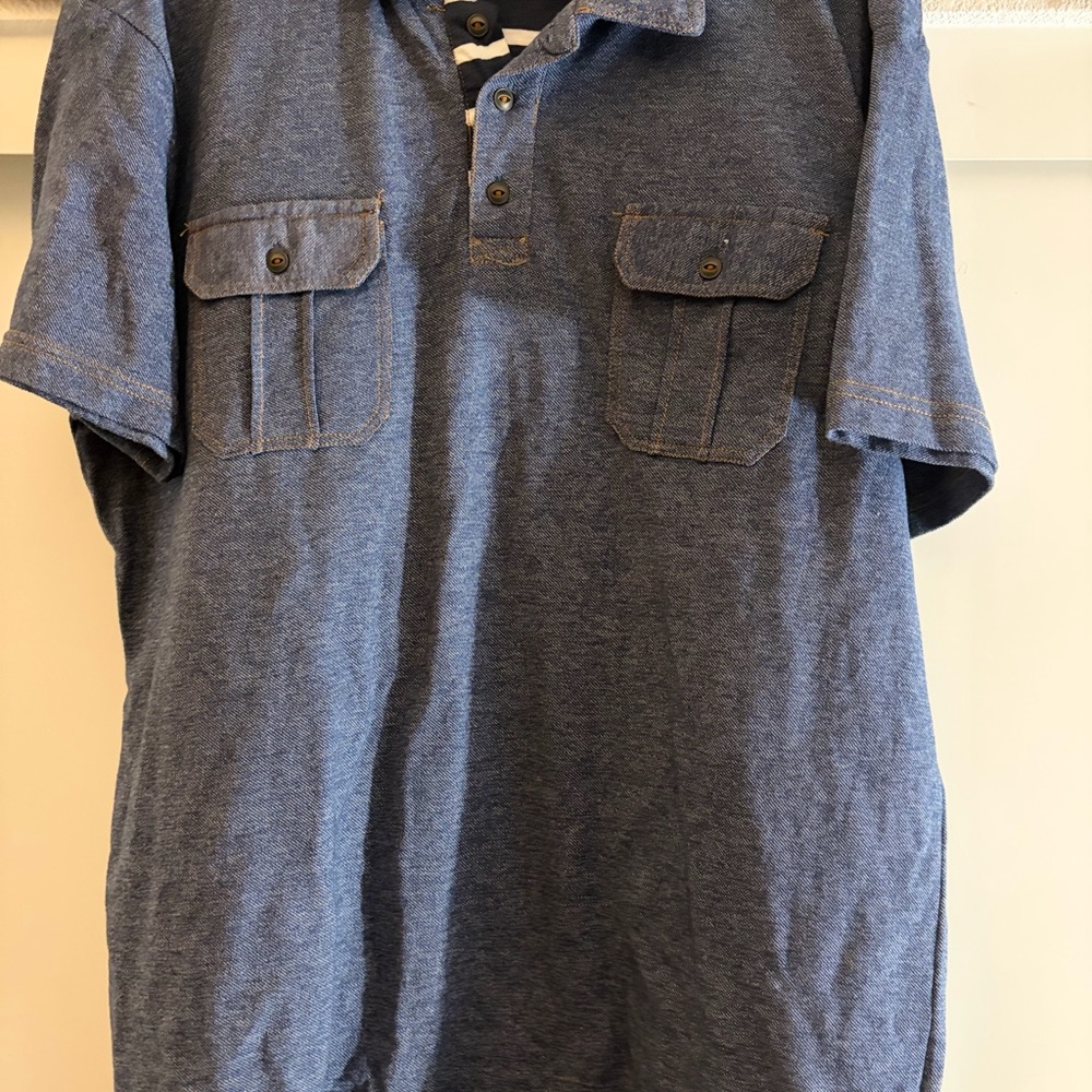 Men's Blue Polo Shirt